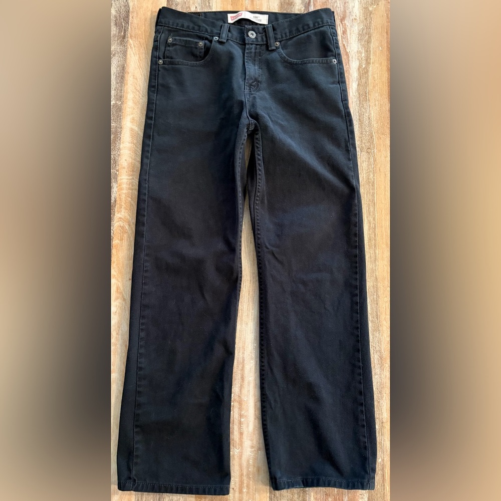 Levi’s 550 Relaxed Fit Black Jeans Size 16 Reg W28 L28